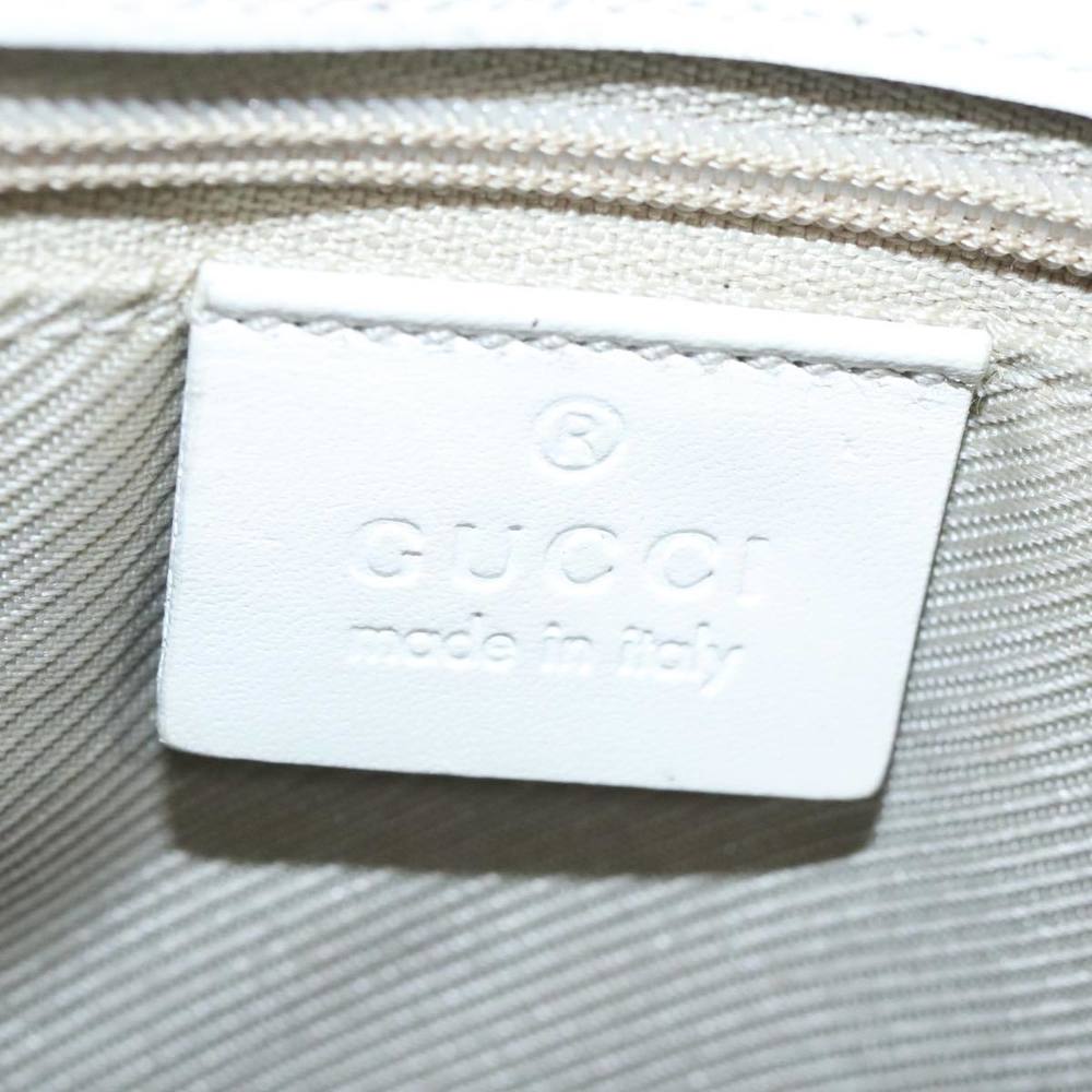 GUCCI GG Canvas Tote Bag Light Blue Gold 002 1098 Auth 99662 - Picture 14 of 16